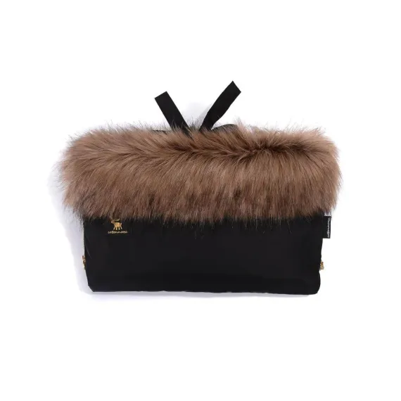 Муфта c мехом CottonMoose Handmuff Shine Gold