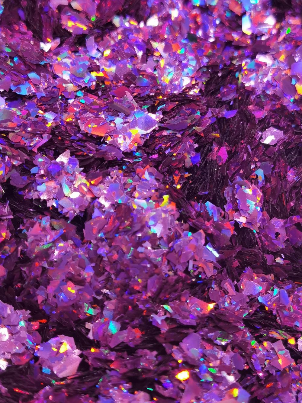 Хлопья - слюда 88817 - Сиреневый топаз голографик - для литья изделий и творчества