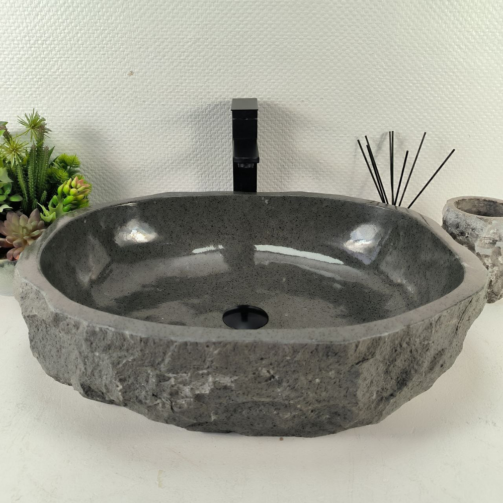 Раковина из андезита Erozy Grey EA-65010 56*46*15 0040