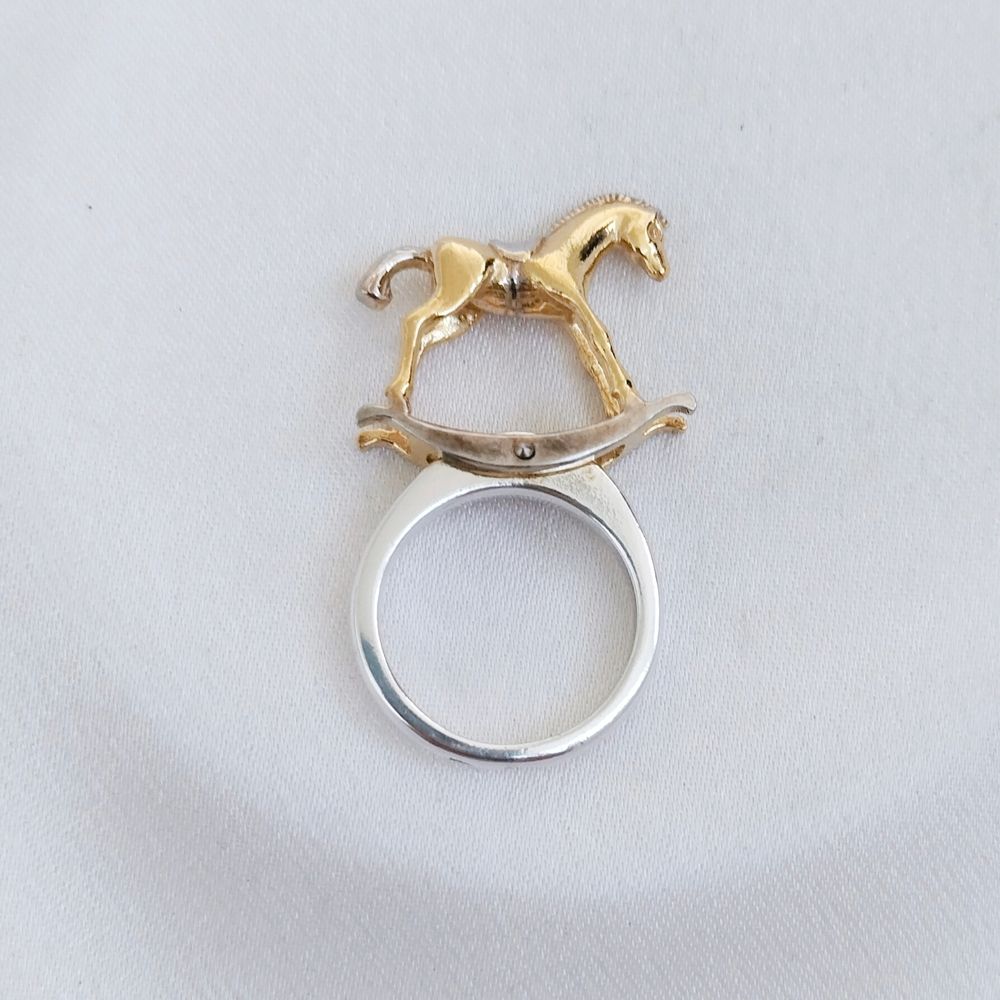 &quot;Принцесска&quot;  кольцо в золотом покрытии  из коллекции &quot;Игрушки&quot; от Jenavi