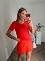 Футболка Simple морковный
