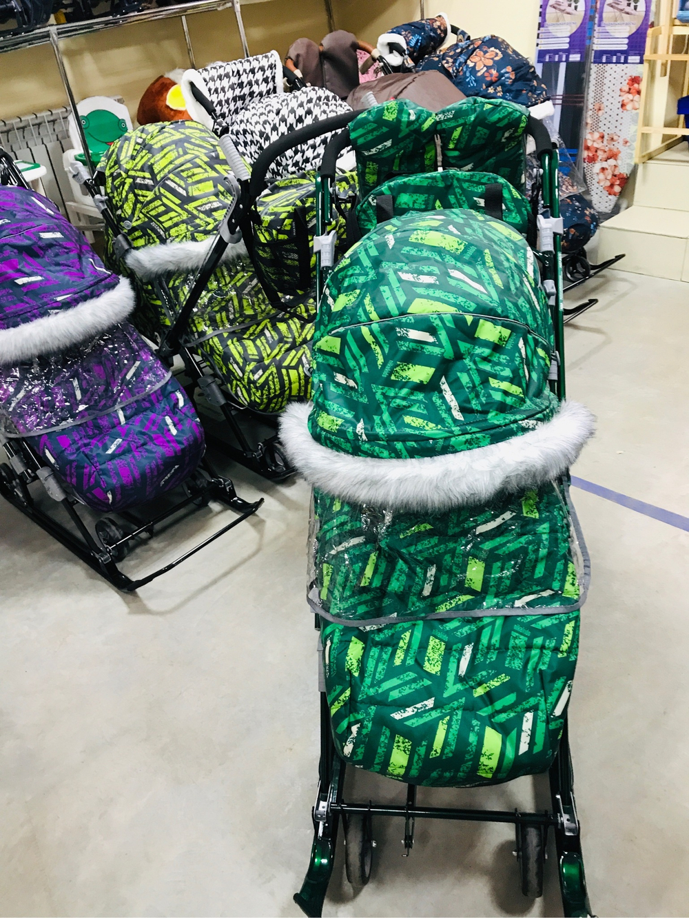 Коляска комбинированная «Ника Детям 7-8S» зеленый (арт. НД7-8S/2)