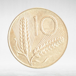 Italy 10 Lire 1977 R, VF