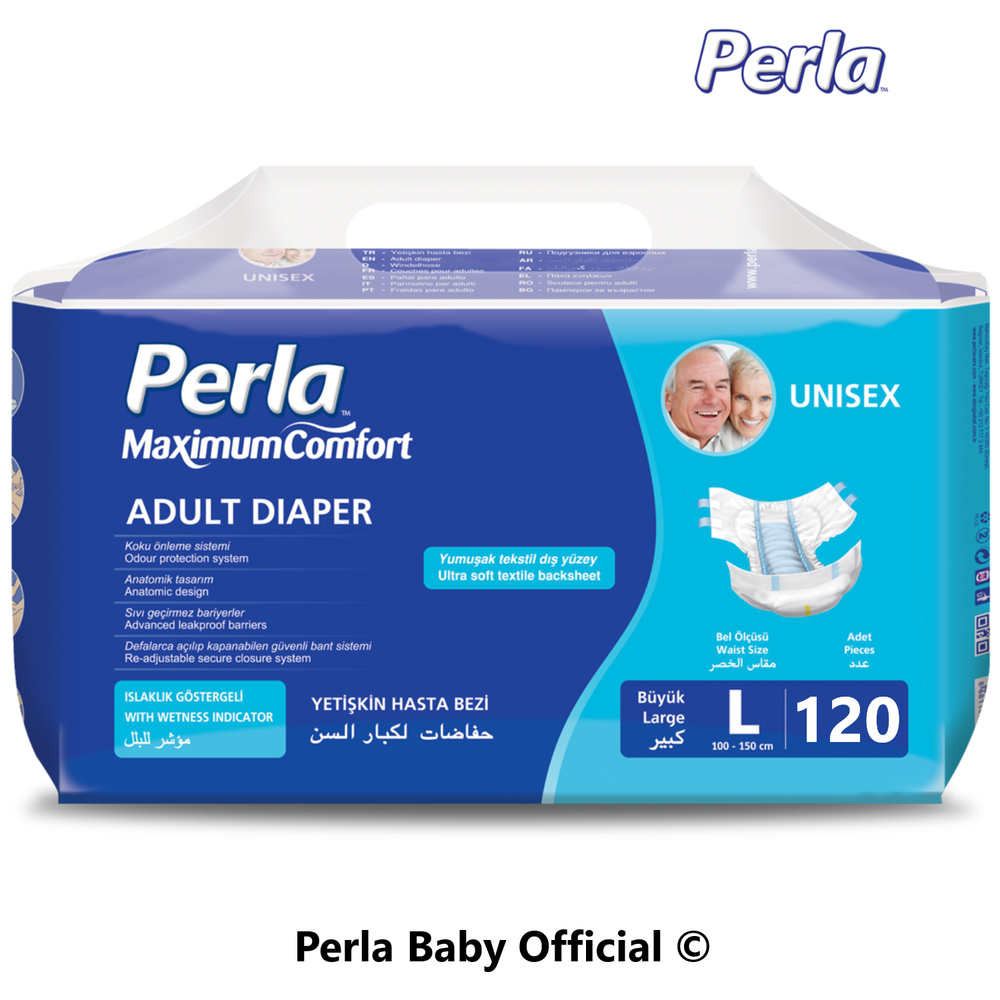 Комплект подгузники для взрослых Perla Eco. Large - 4 шт
