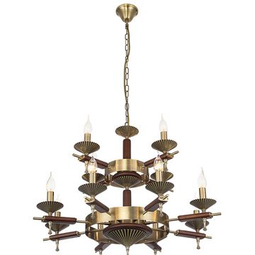 Подвесная люстра 12*E14 CL423193 бронза KAPTOR Citilux