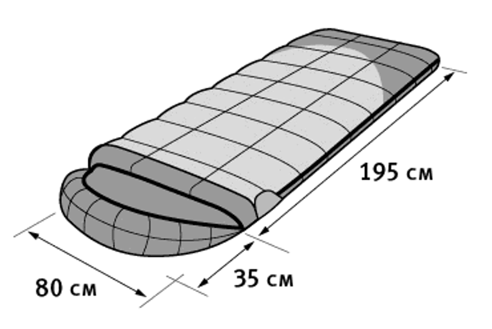 МЕШОК СПАЛЬНЫЙ ALEXIKA SIBERIA PLUS