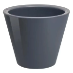 Кашпо для цветов пластиковое 3л d-19 см «Классика» Антрацит