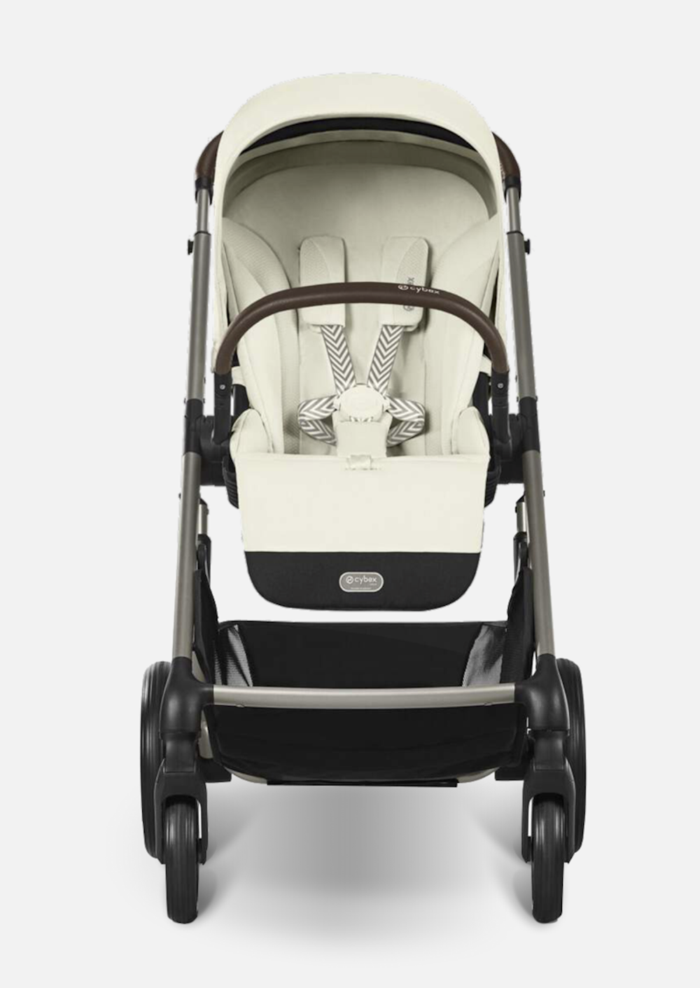 Cybex Детская коляска Balios S Lux BLK 2 в 1 цвет Seashell Beige