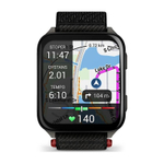 Garmin Venu X1 черные с серой титановой крышкой, черным нейлоновым ремешком ComfortFit