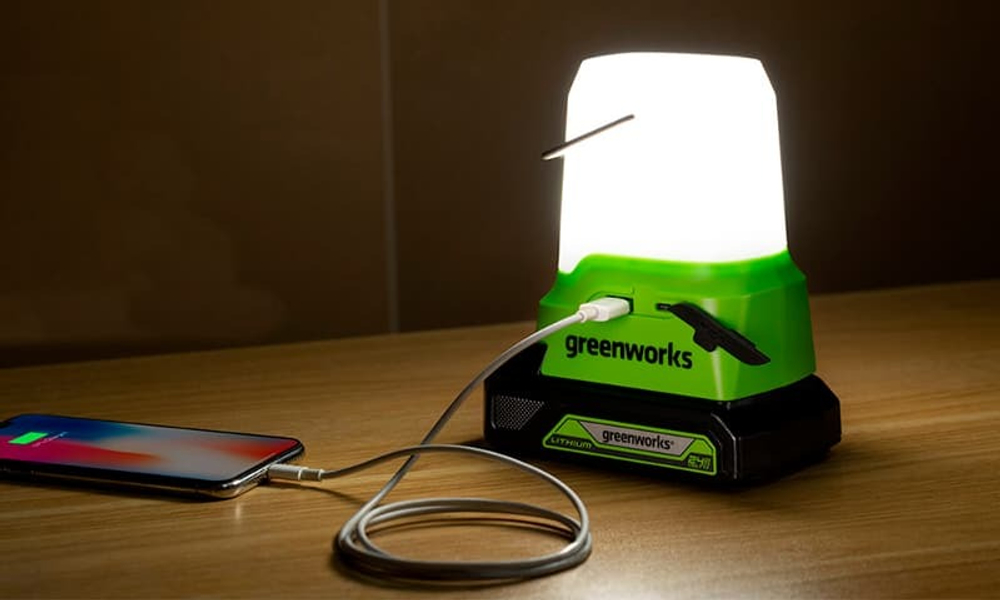 Фонарь светодиодный аккумуляторный Greenworks Арт. 3501007, 24V