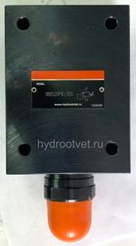 DBDS20P1X/400 - Предохранительный клапан прямого управления Ду20, давление регулировки до 400 бар, тип монтажа - на плиту, элемент регулировки S = винт