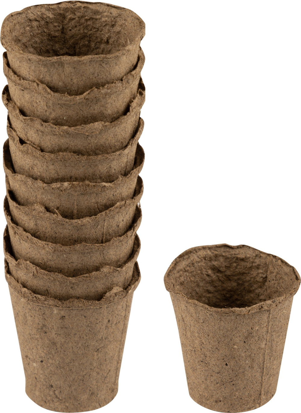 Горшки торфяные 60х60мм 10шт круглые