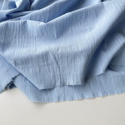 Хлопок "под Лён" Голубой