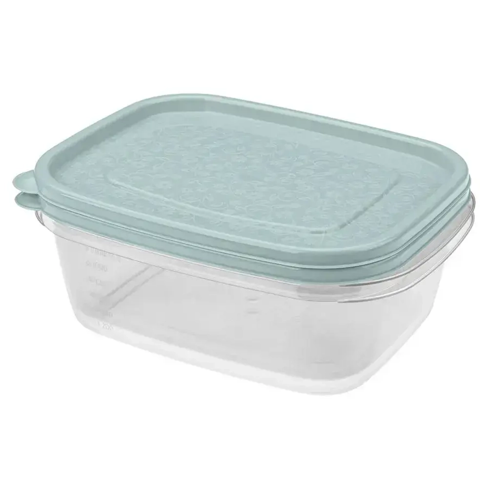 КОМПЛЕКТ КОНТЕЙНЕРОВ АРТ-ДЕКОР 1,25Л (2 ШТ) (светло-голубой)