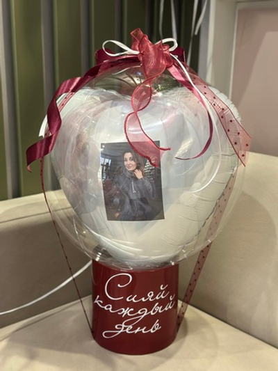 Шар сердце с фотографиями