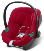Коляска Cybex Coya Matt Black Frame Aton B2 i-Size Dynamic Red Leaf Green с дождевиком и бампером