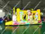 Коммерческий надувной батут «Друзья-зверята», 4*4*3 м
