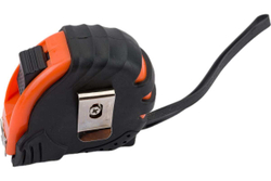 Рулетка, ширина ленты 19мм, ударопрочный корпус, обрезиненная, 5м PATRIOT MTP-5-01 350005006