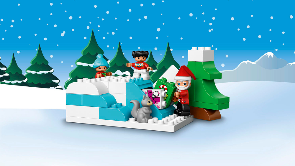 LEGO Duplo: Новый год 10837 — Santa's Winter Holiday — Лего Дупло