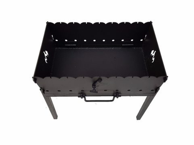 Арт. 126 Разборный мангал 640*380 толщиной 3мм