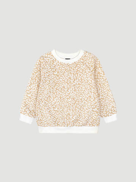 Свитшот оверсайз Mjölk Sand Leopard