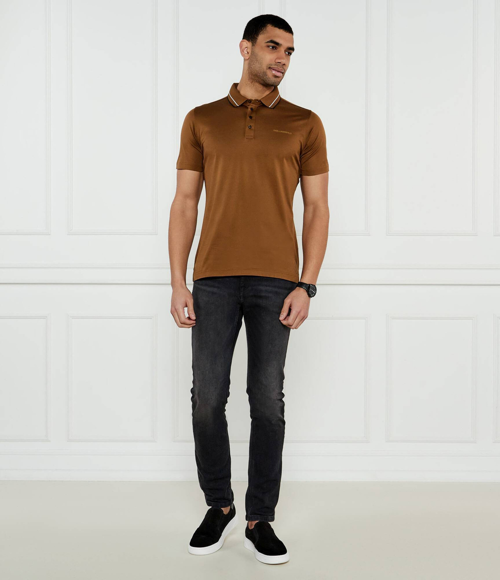 Поло Karl Lagerfeld - коричневый(745002 552200)