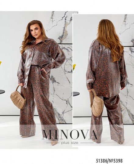Костюм 5398-коричневый Minova Фото 1