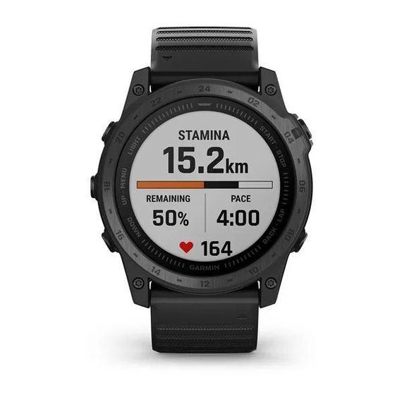 Garmin Tactix 7 Standard — тактические часы с GPS и чёрным ремешком