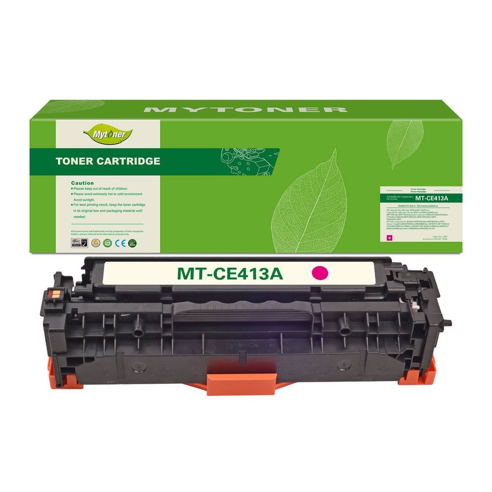 Картридж MyToner, аналог HP CE413A/CC533A/ Canon 118M/718M/318M красный 2.8k с чипом