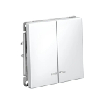 ARTGALLERY 2-клавишный ВЫКЛЮЧАТЕЛЬ с подсветкой, сх.5а, 10АХ, механизм, ЛОТОС