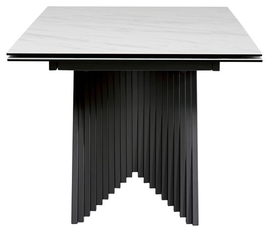 Стол IVAR 200 MARBLES KL-99 Белый мрамор, итальянская керамика