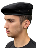 Черный берет уставной (шовный)