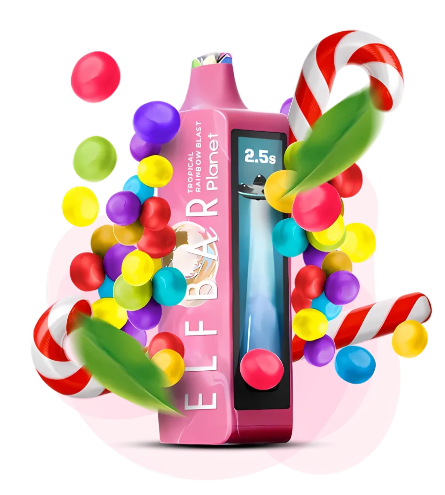 Elf Bar Planet 25000 - Tropical Rainbow Blast (5% nic)