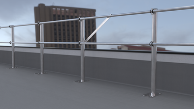 Кровельное ограждение Fachmann КО/PL/600-2-3000