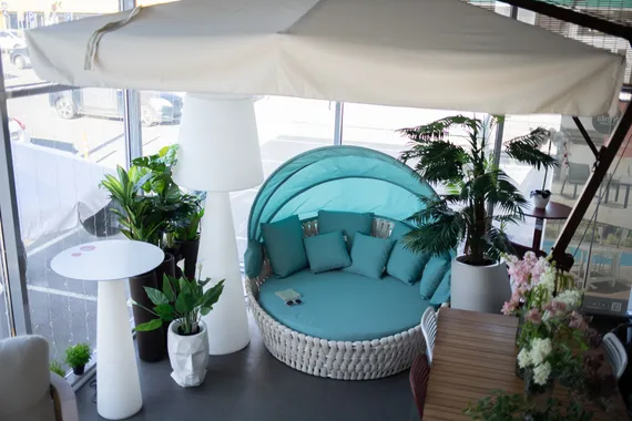 Уличный стол Armona 200х100 см, зеленый