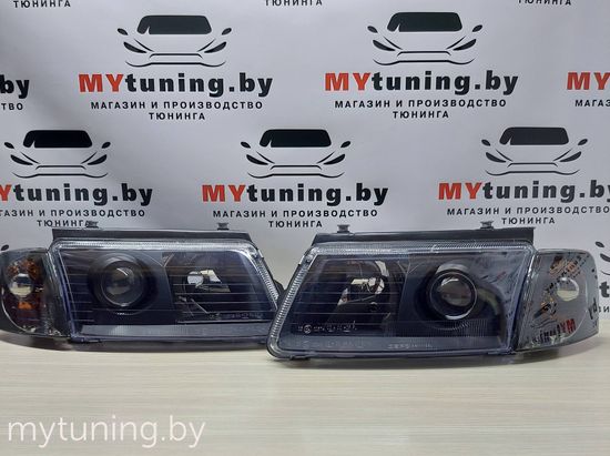 Передние фары BLACK для Volkswagen Passat B5