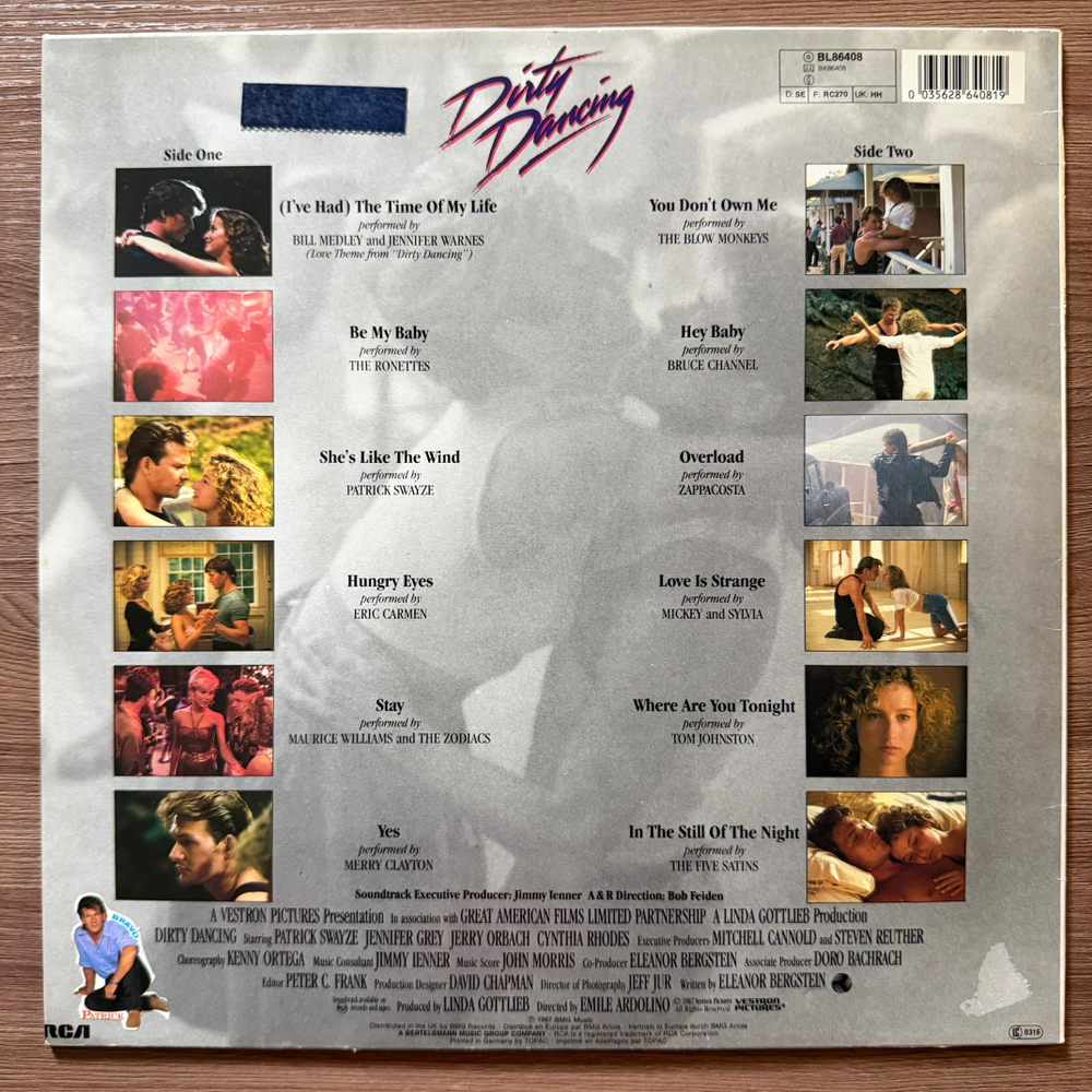 Саундтрек к фильму Грязные танцы (США 1987г.)