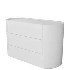 Комод Lagom 3 ящика ширина 120 см (белый RAL 9003)