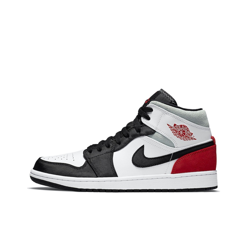 Кроссовки Air Jordan 1 Mid Red Black Toe
