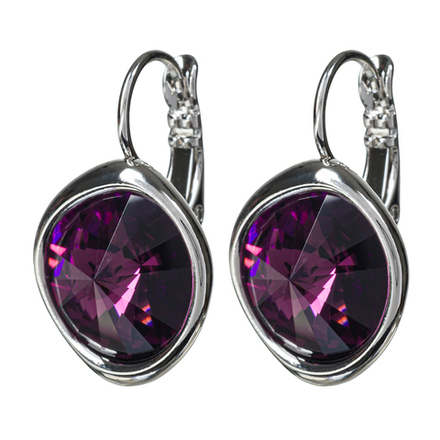 Серьги Fiore Luna Amethyst A1902.M11 V/S