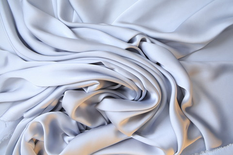 Шелк однотонный светло-серый