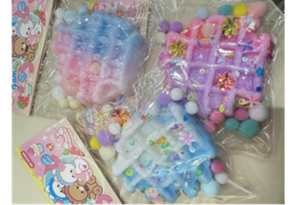 Сквиш "Вкусная вафелька" 8см. пакет №19-5