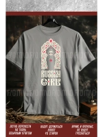 Термонаклейка на одежду, термопринт Матрёшка