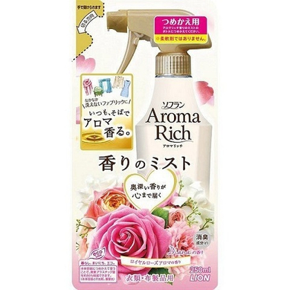 Кондиционер-спрей для тканей Lion Япония Soflan Aroma Rich Diana, сменный блок, 250 мл