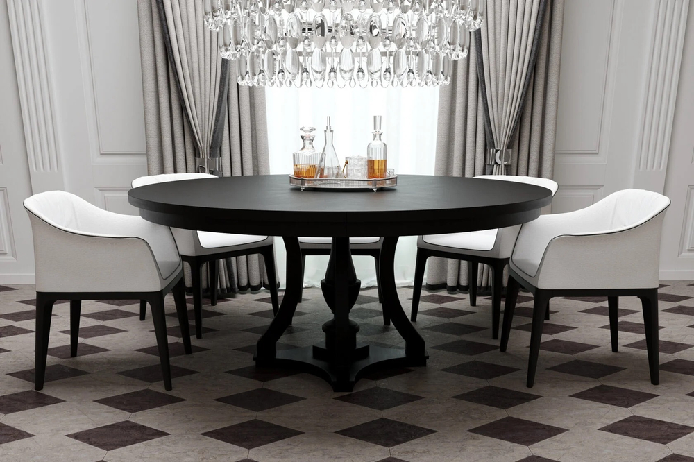 Стол круглый Алабама шпон