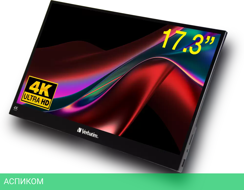 Портативный монитор Verbatim PMT-17-4K 32239