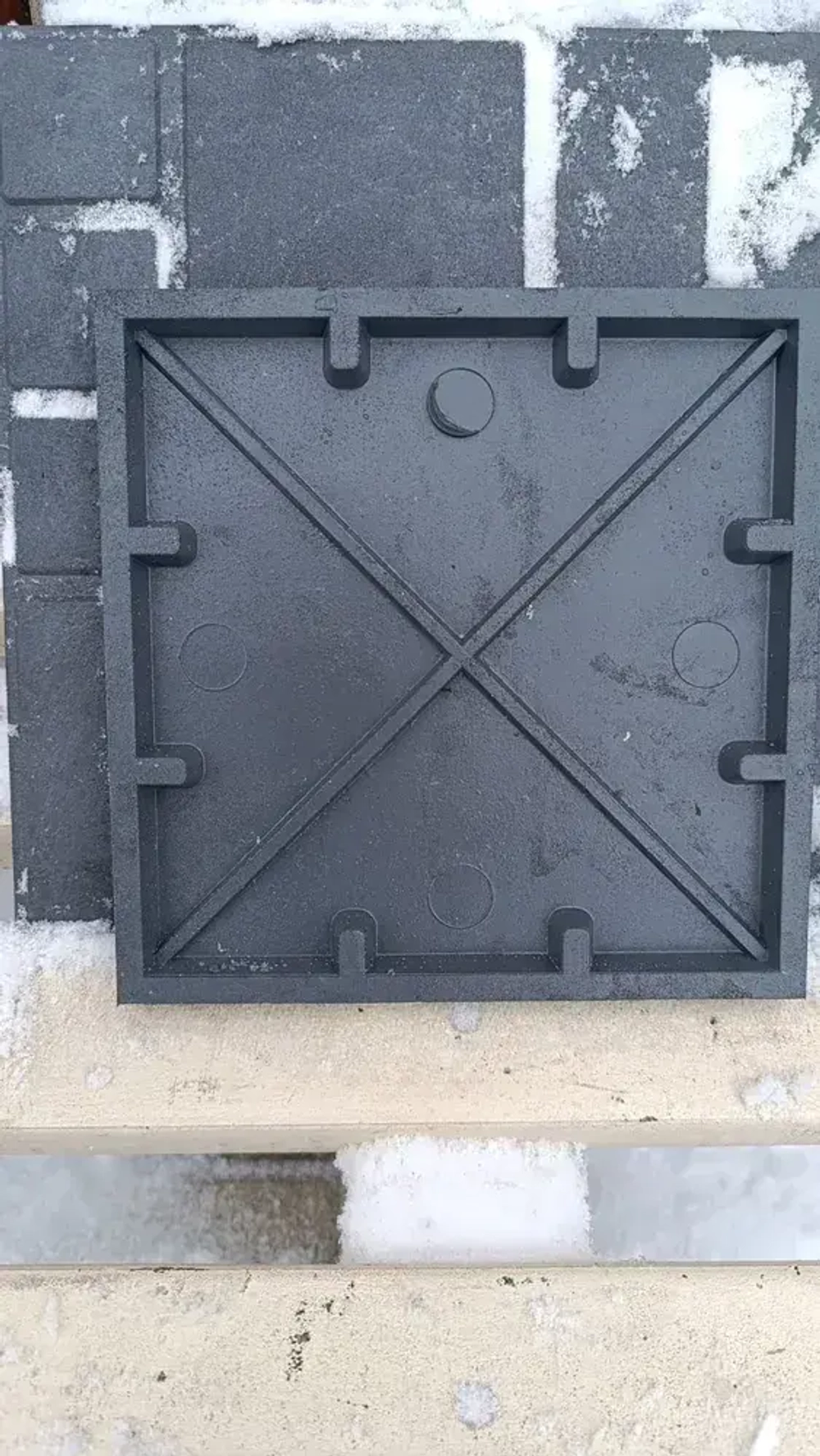 Плитка тротуарная полимерпесчаная 250х250х20 мм, 8 шт