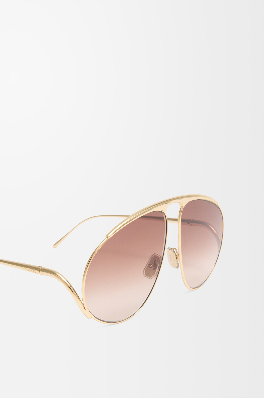 Loewe Солнцезащитные очки Hillock, коричневый меланж