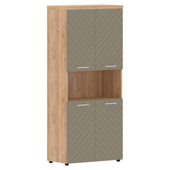 Шкаф с комплектами малых дверей и топом TLHC 85.4  854х452х1968 TORR LUX