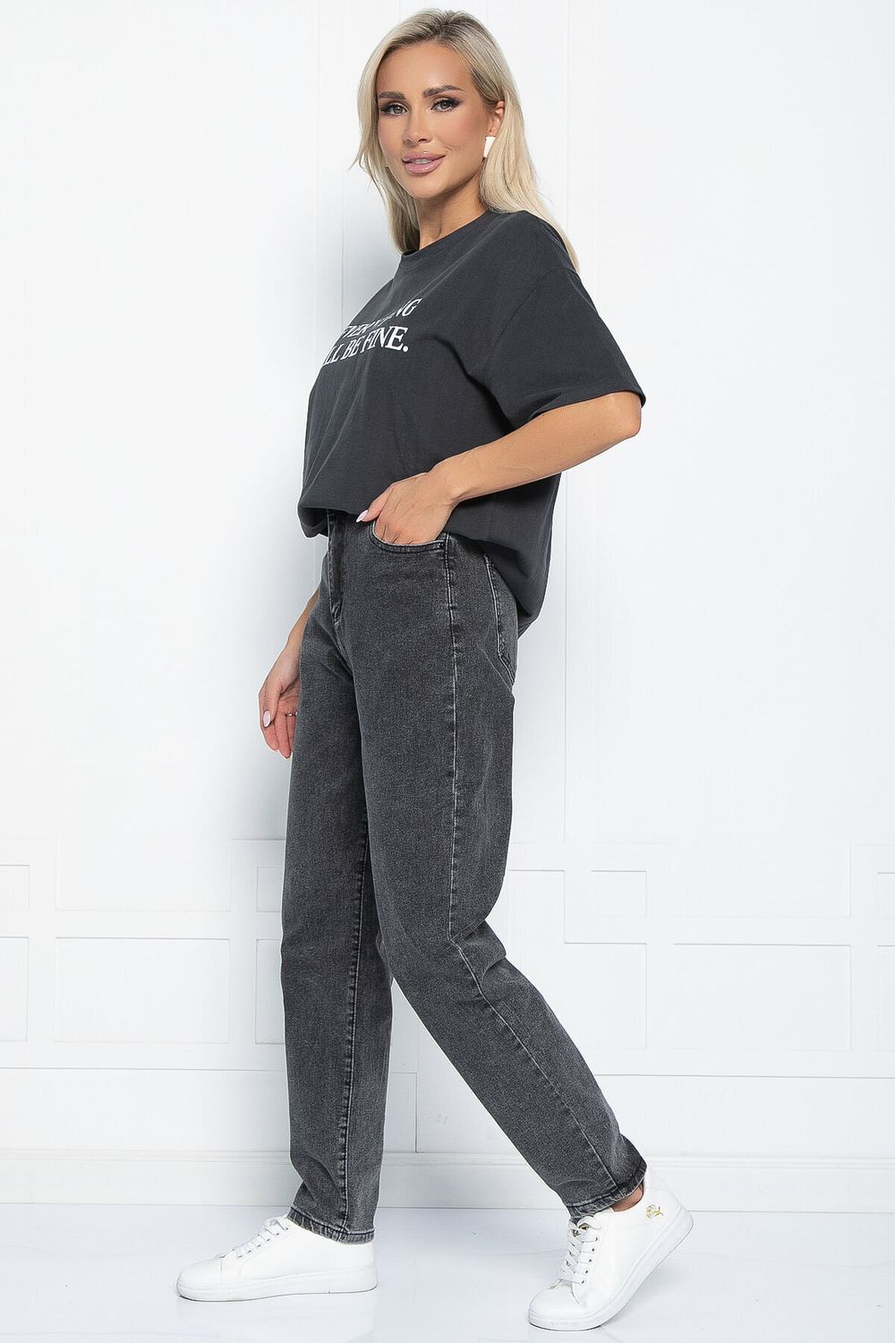 Джинсы Аби (серые) Б11175 LT Collection (Акция)